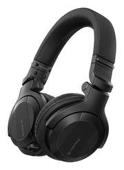 Pioneer DJ HDJ-CUE1BT DJ headphones in matte red, foldable design, wireless Bluetooth technology, professional sound.