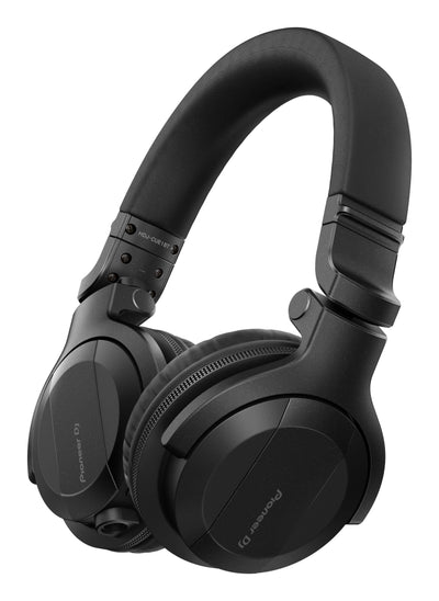 Pioneer DJ HDJ-CUE1BT DJ headphones in matte red, foldable design, wireless Bluetooth technology, professional sound.